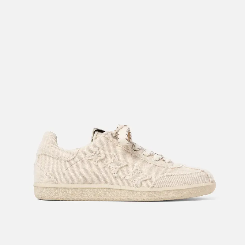 Plus Duke Off-White Canvas Sneaker - Women's 1