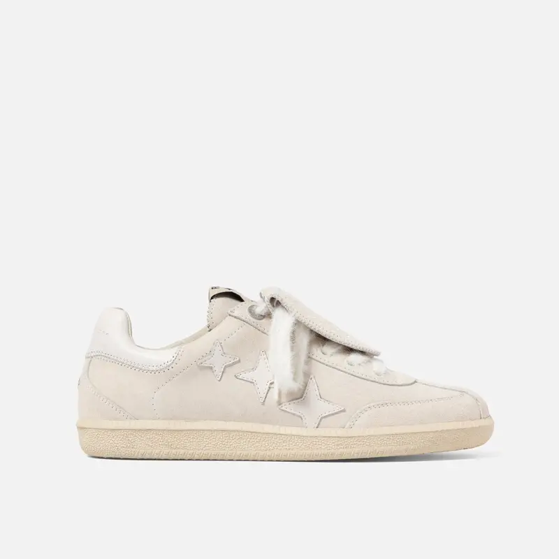 Plus Duke Off-White Suede Sneaker - Women's 1