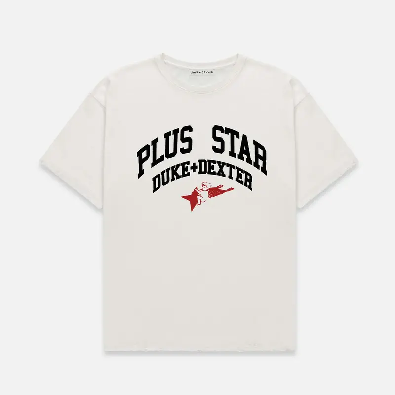 Plus Vintage White T-Shirt 1