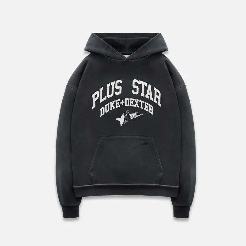 Plus Washed Grey Hoodie 1