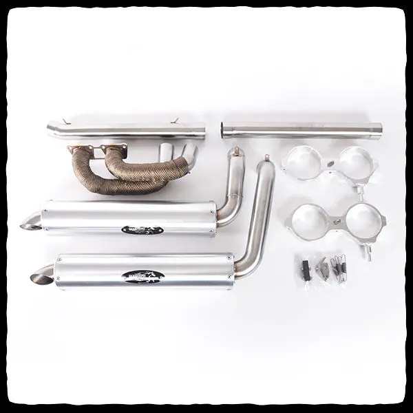 Polaris Rzr S 900 Dual Exhaust System 2015-2021 1