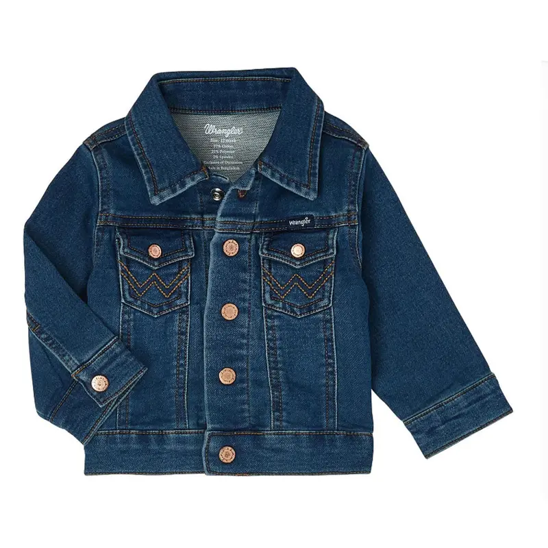 Pqk126d Wrangler Baby Toddler Denim Jean Jacket 1