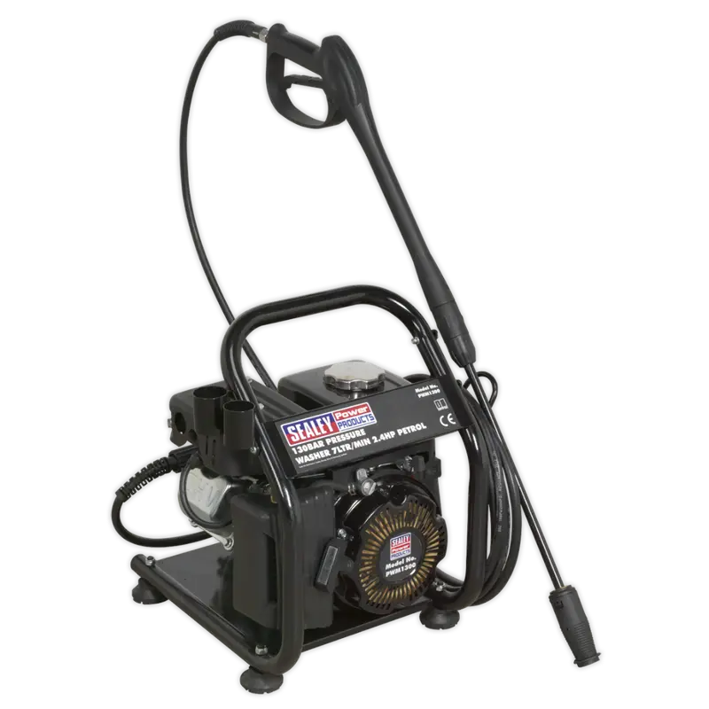 Pressure Washer 130Bar 420Ltr-Hr 2.4Hp Petrol 1