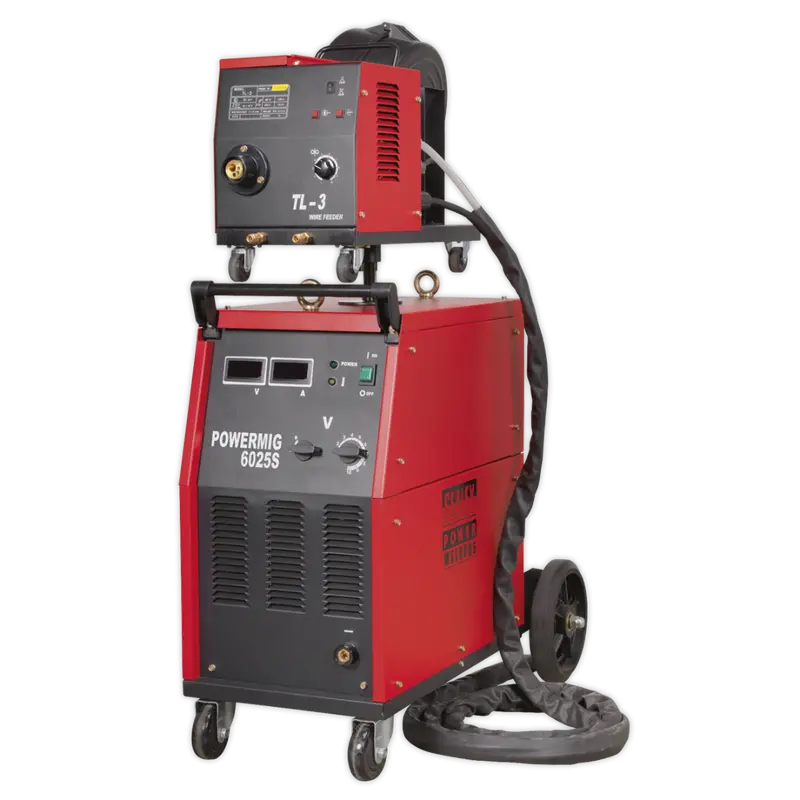 Professional Mig Welder 250Amp 415V 3Ph With Binzel® Euro Torch & Portable Wire Drive 1