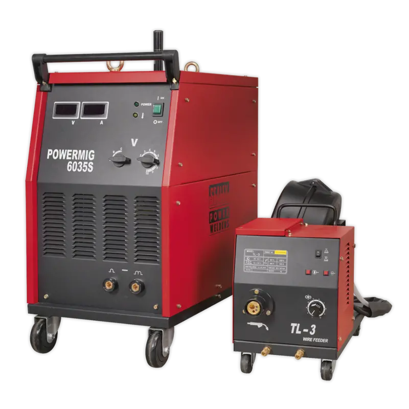 Professional Mig Welder 350Amp 415V 3Ph With Binzel® Euro Torch & Portable Wire Drive 1