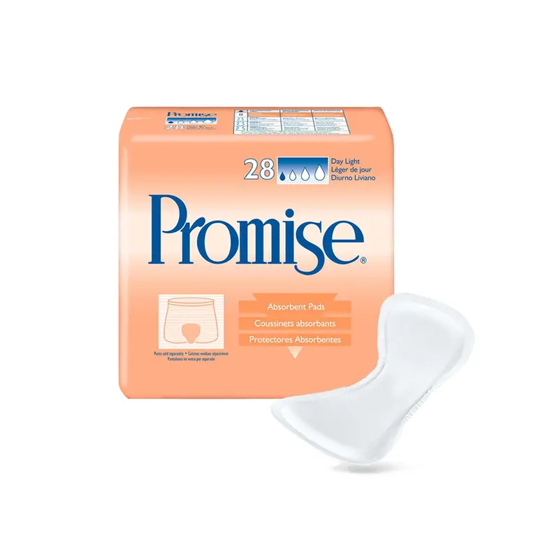 Promise Day Light Incontience Pad 15", Moderate Absorbency, Unisex, 15 Inch Length 1