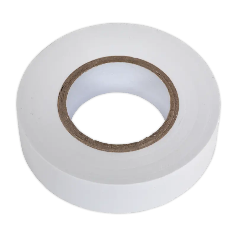 Pvc Insulating Tape 19Mm X 20Mtr White Pack Of 10 1