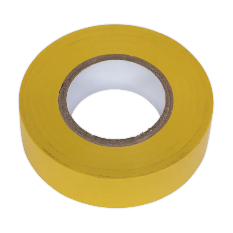 Pvc Insulating Tape 19Mm X 20Mtr Yellow Pack Of 10 1