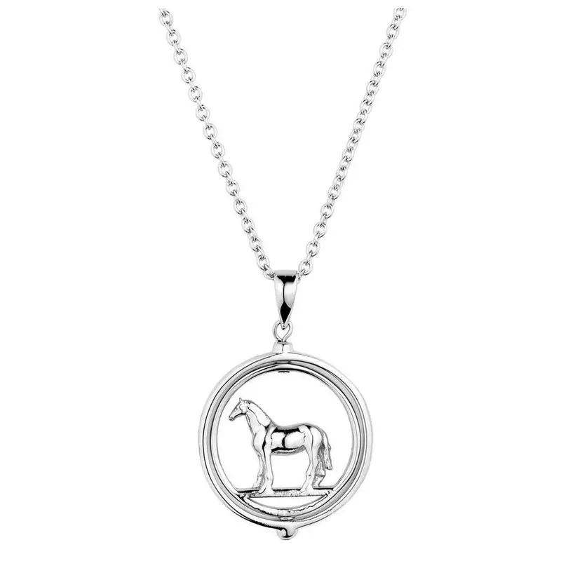 Qnc5971 Montana Silversmiths Aqha Horses Of The World Necklace 1
