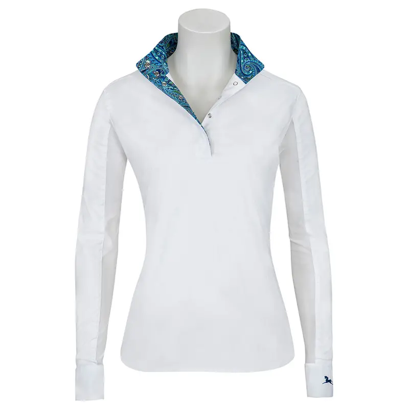 R680gg Rj Classics Rebecca Ladies White English Show Shirt 1