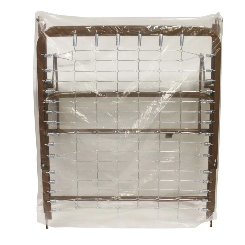 Roscoe Clear Plastic 1/2 Split Spring Bed Cover, 1 Mil, 36" X 7" X 45" 1