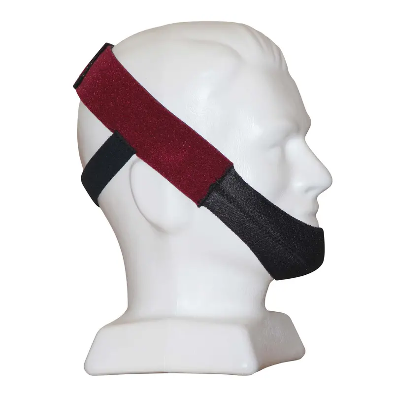 Roscoe Premium Chin Strap, Ruby Red 1