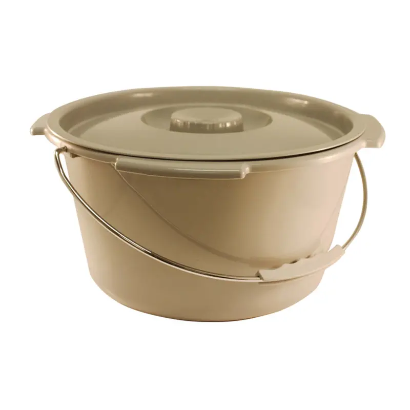Roscoe Small Commode Bucket For Bsfc, Bth-Flcom, Bth-Com, Bth-Dac, Grey (Case Of 12) 1