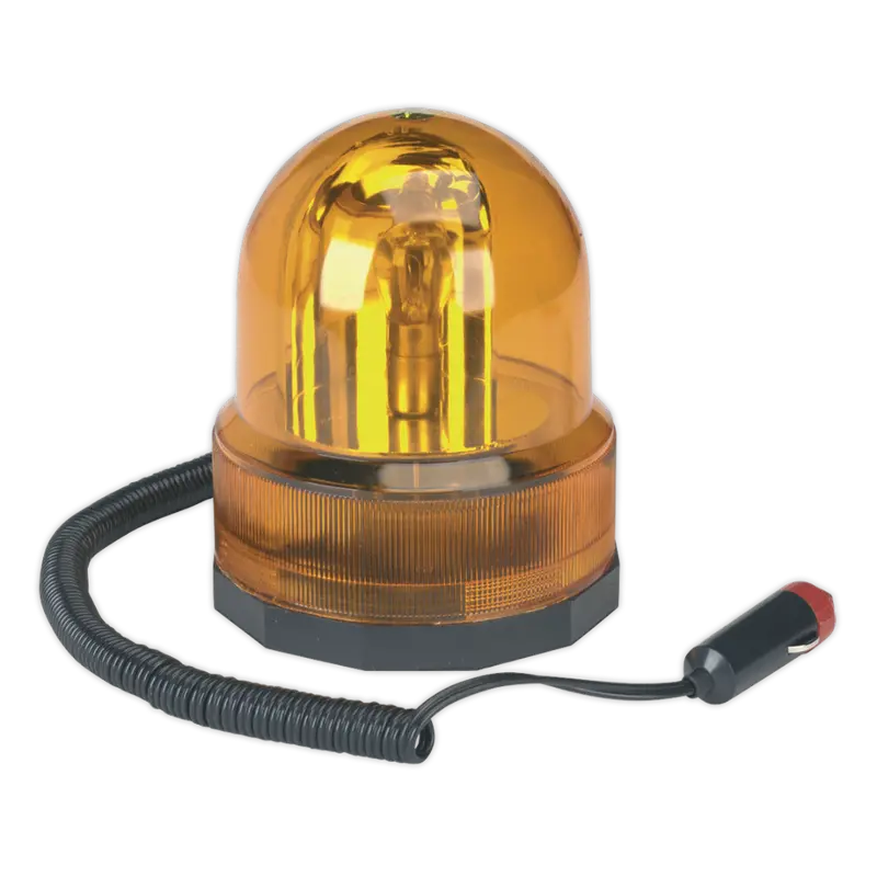 Rotating Amber Beacon 12V Magnetic Base 1