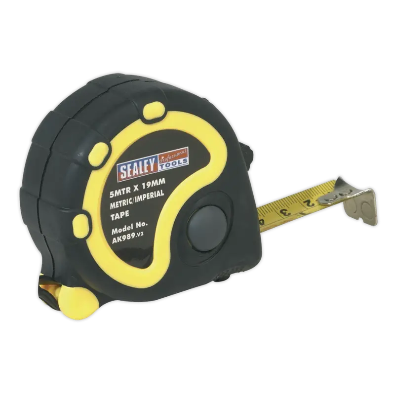 Rubber Measuring Tape 5Mtr(16Ft) X 19Mm Metric-Imperial 1