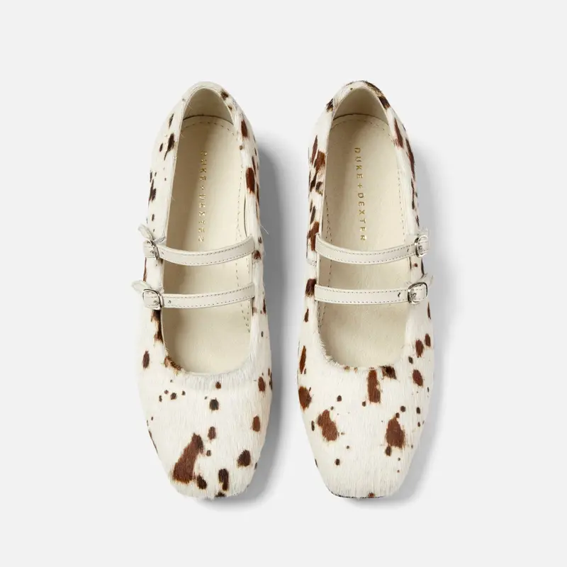 Ruby Brown Cow Mary Jane - Women's 1