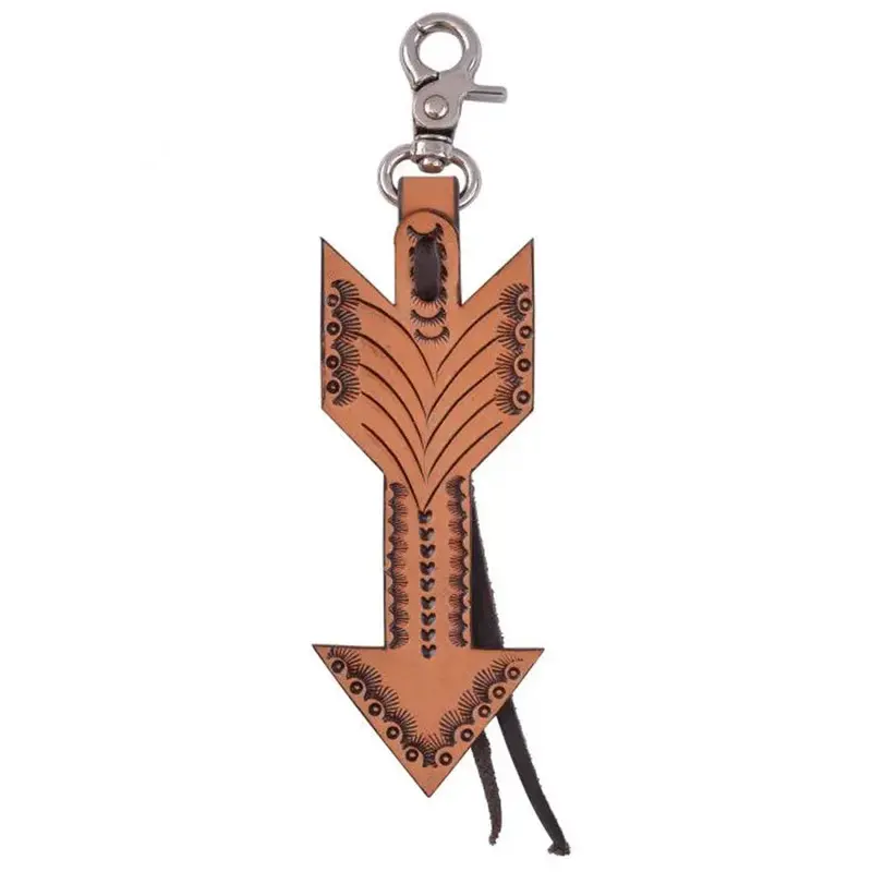 Sc1000 Circle Y Saddle Charm Arrow Tooled - Light 1