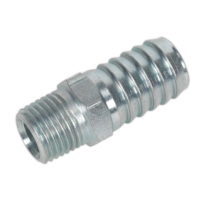 Screwed Tailpiece Male 1-4"Bspt - 1-2" Hose Pack Of 5 1