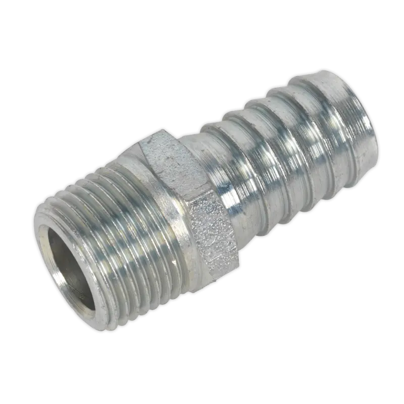 Screwed Tailpiece Male 3-8"Bspt - 1-2" Hose Pack Of 5 1