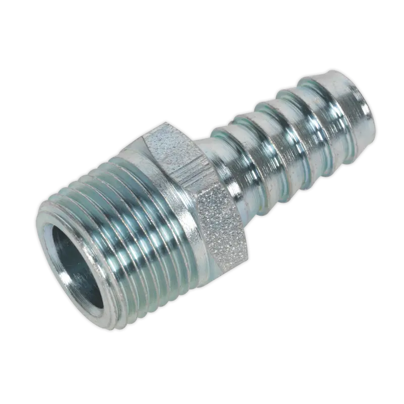 Screwed Tailpiece Male 3-8"Bspt - 3-8" Hose Pack Of 5 1