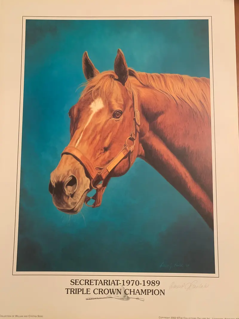 "Secretariat-1970-1989 Triple Crown Champion" Print 1