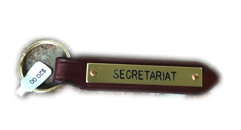 Secretariat Leather Key Chain 1