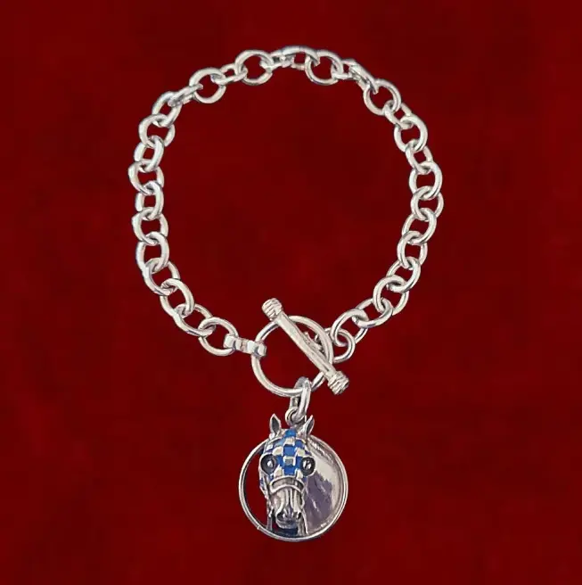 Secretariat Sterling Silver Toggle Bracelet 1