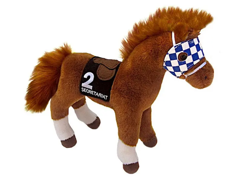 Secretariat Stuffed Horse 1