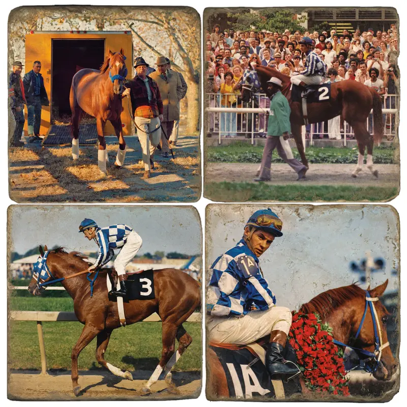 Secretariat Triple Crown Coaster Set 1