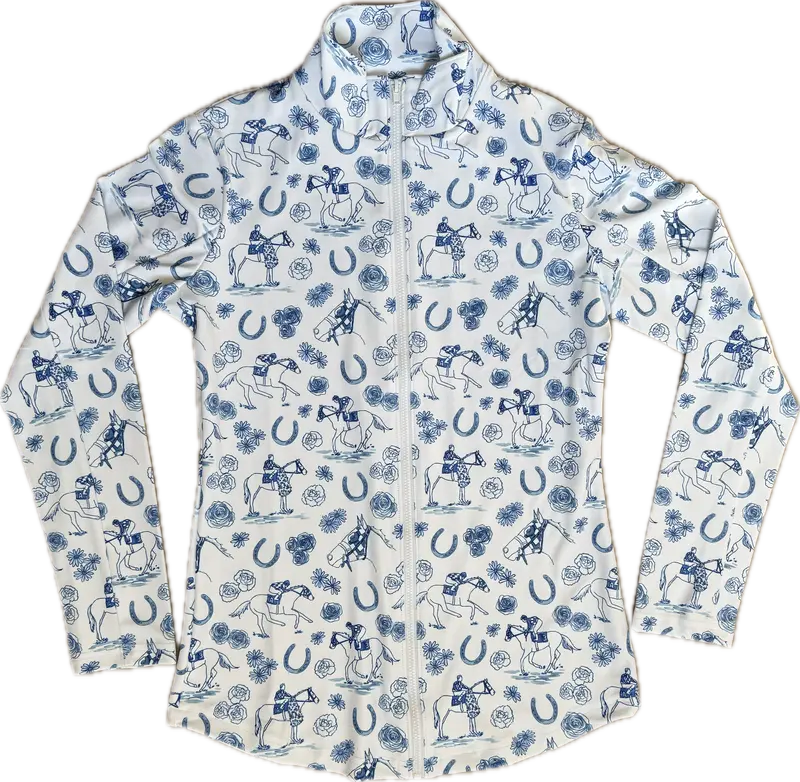 Secretariat Triple Crown Print Women's "Frankie" Full-Zip Jacket 1