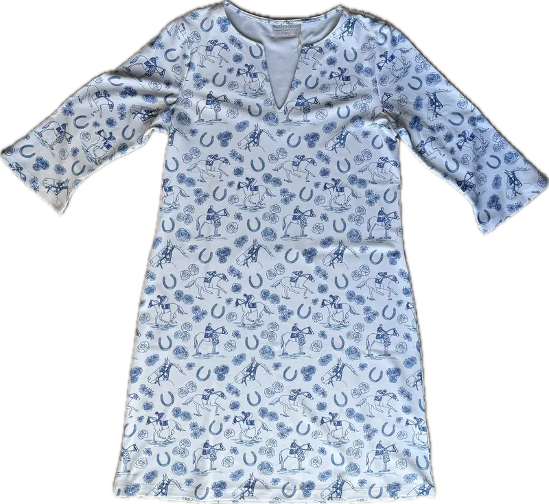 Secretariat Triple Crown Print Women's "Luca" Dress 1