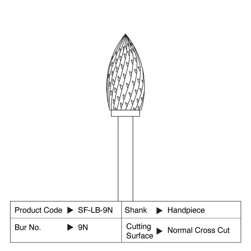 Shofu Lab Carbide Bur Hp #9N 1/Case 1