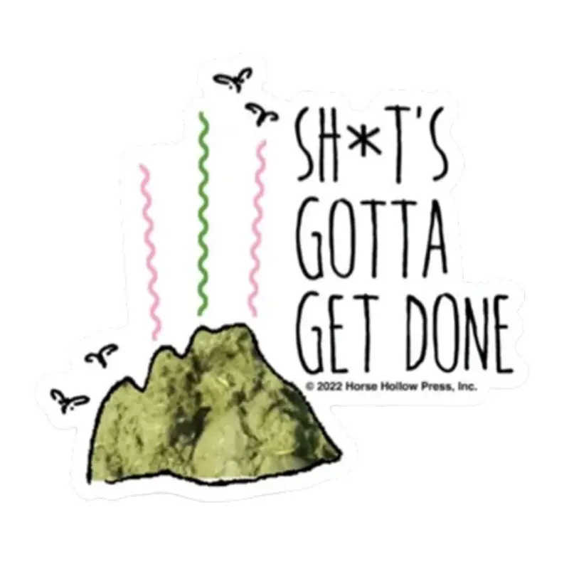 Sh*Ts Gotta Get Gone Horse Magnet 1