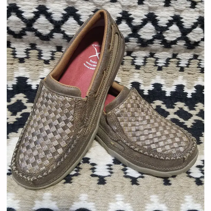 Smuwdms7 Twisted X Limited Edition Basket Weave Driving Moc 1