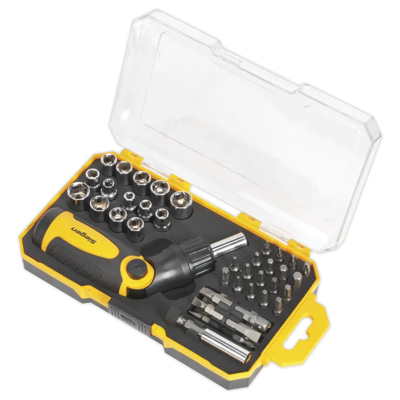 Socket & Bit Set 46Pc Ratchet Screwdriver 1