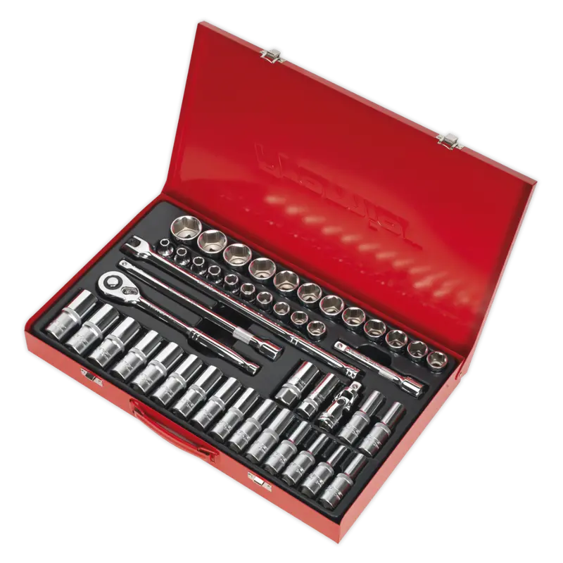 Socket Set 46Pc 1-2"Sq Drive 6Pt Walldrive® - Metric 1