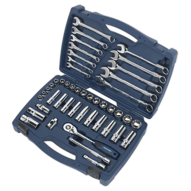 Socket & Spanner Set 46Pc 3-8"Sq Drive Walldrive® Metric 1