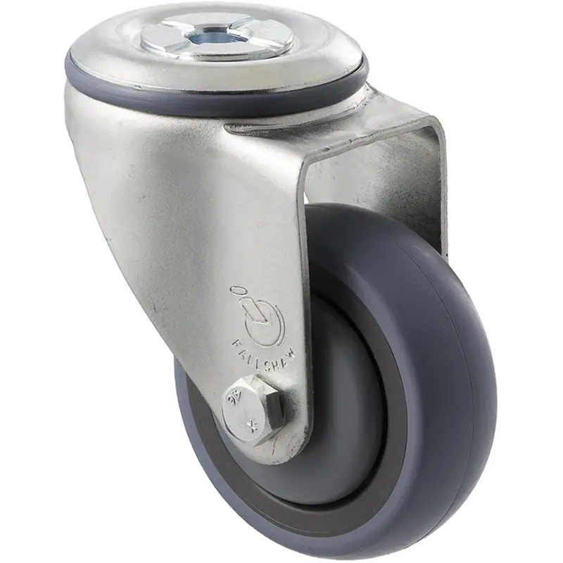 Stq75g/Mzh - 100 Kg Bolt-Hole 75Mm Grey Rubber 1