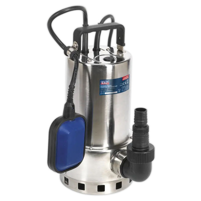Submersible Stainless Water Pump Automatic Dirty Water 225Ltr-Min 230V 1