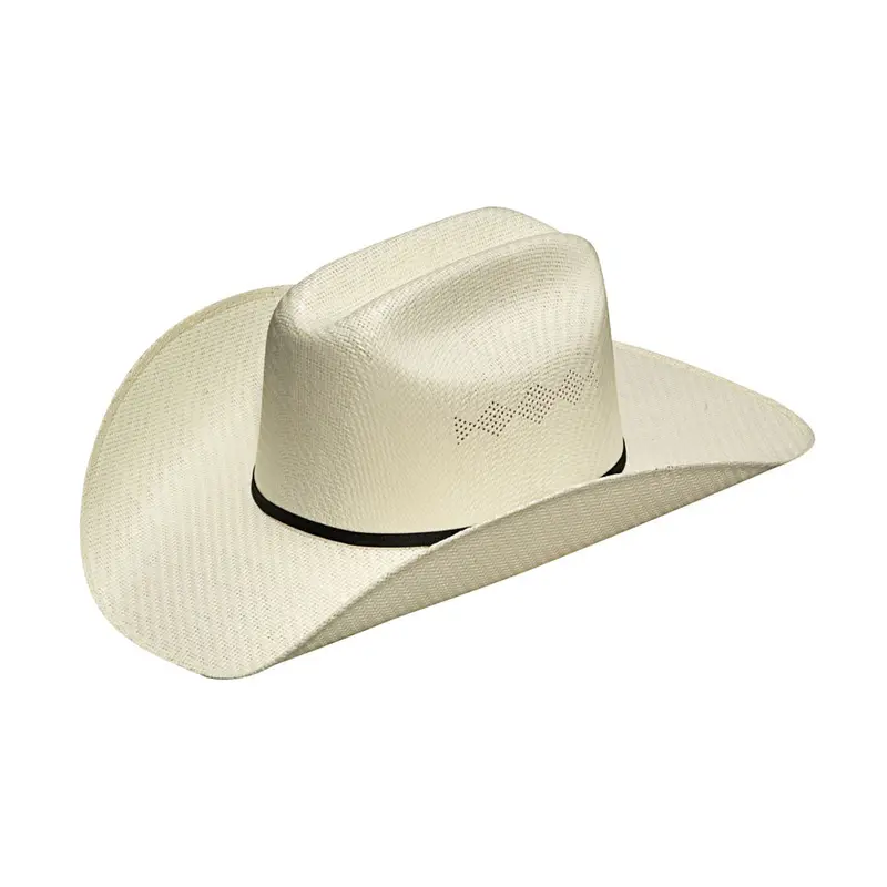 T7151848 Twister Western Straw Cowboy Hat- Natural 1