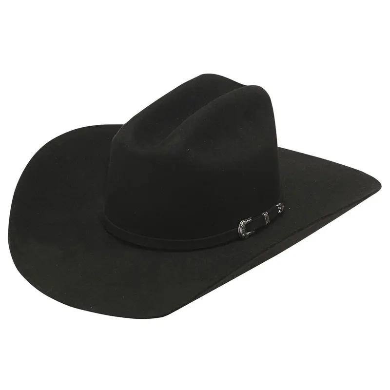 T7540001 Twister Adult  5X Felt Cowboy Hat - Black 1