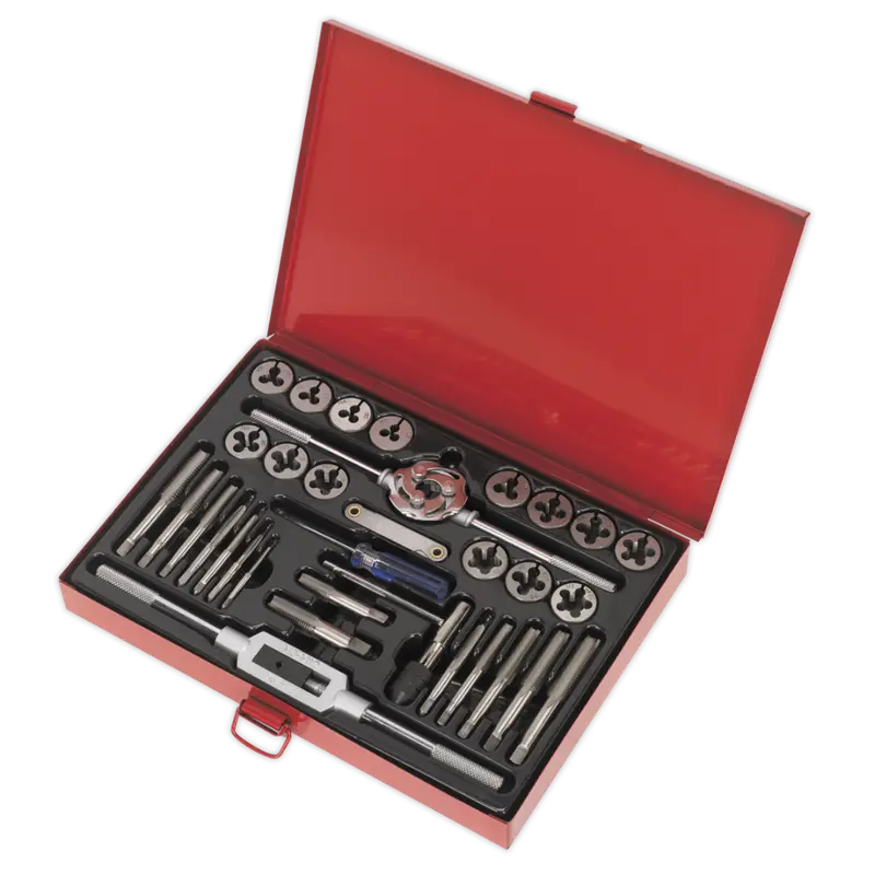 Tap & Die Set 33Pc Split Dies Metric-Unf-Bsp 1