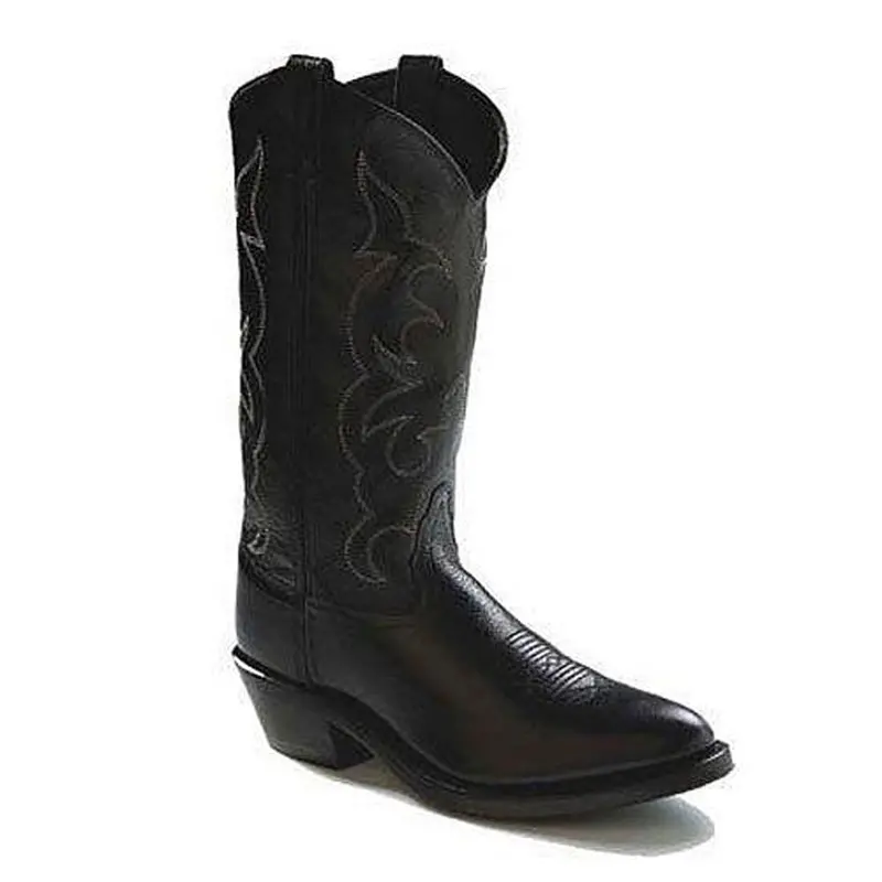 Tbm3010 Old West Men's Pointed Toe Boots - Black 1