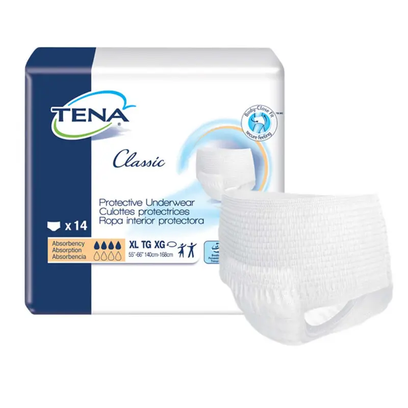 Tena Classic Protective Incontinence Underwear 55"- 66", Moderate Absorbency, Unisex, X-Large 1