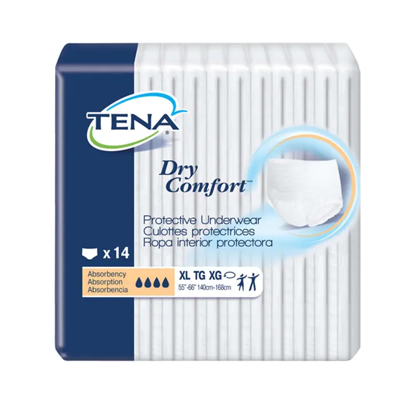Tena Dry Comfort Protective Incontinence Underwear 55"- 66", Moderate Absorbency, Unisex, X-Large 1