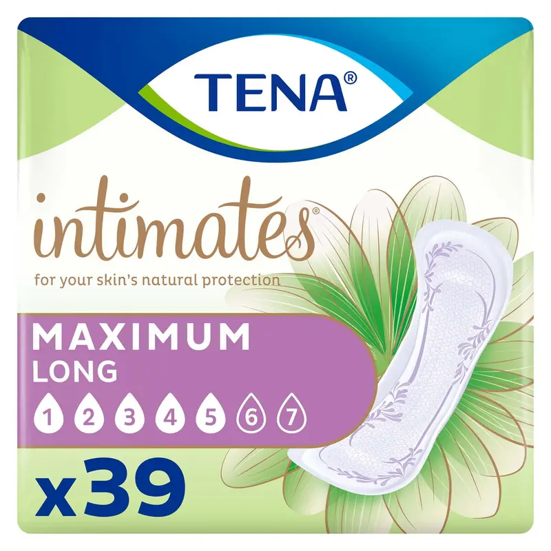 Tena Intimates Maximum Bladder Leakage Pad For Women 15", Heavy Aborbency, Long Length 1