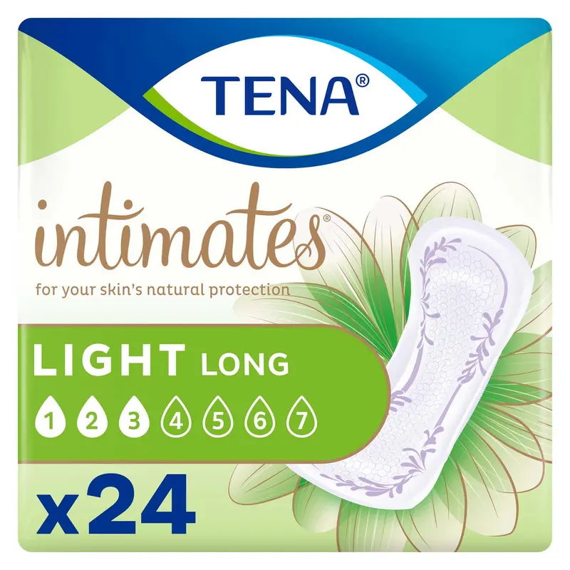 Tena Intimates Ultra Thin Light Bladder Leakage Pad For Women 10", Light Absorbency, Long Length 1
