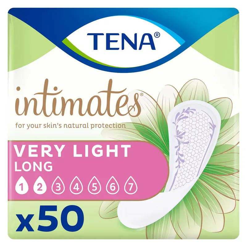Tena Intimates Very Light Bladder Leakage Liner For Women 9", Light Absorbency, Long Length 1
