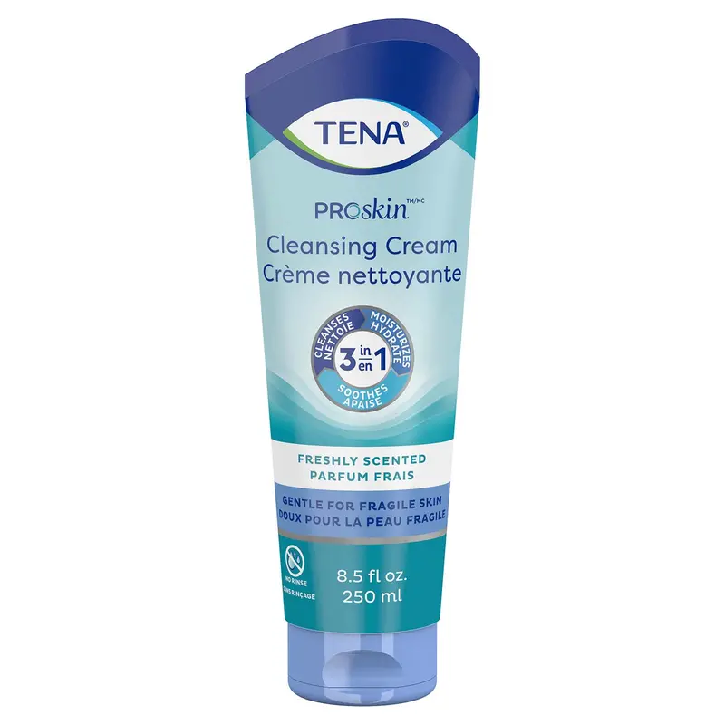 Tena Proskin Cleansing Cream Rinse-Free Body Wash, Scented, 8.5 Fl. Oz., 1/Tube 1