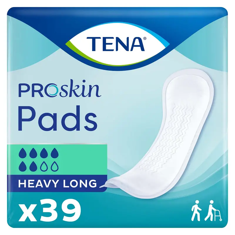 Tena Proskin Heavy Long Bladder Leakage Pad For Women 15", Heavy Absorbency, Long Length 1
